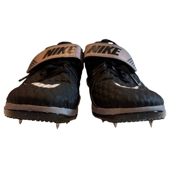 Nike Air Zoom HJ Elite Track Field Spikes 806561 Black Mens 7.5 Womens 9 *FLAW* - Picture 6 of 16